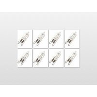 8 x 40W Smeg Pyrolytic Oven Halogen Lamp Light Bulb Globe SAP3700X SAP3900X