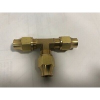 LPG FITTING TEE 5/16" X 5/6" X5/16" CARAVAN BOAT MOTORHOME SHOP RV