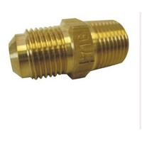 3/8 SAE MALE x 3/8 BSP TAPERED MALE UNION GAS EQUIPMENT, CARAVAN, RV LPG