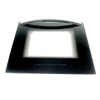 GENUINE MIELE OVEN DOOR BLACK -P/N 05490822 -M/N H334B