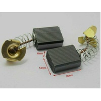 Carbon Brushes (6x13x16mm) For Electronic Devices Power Tools