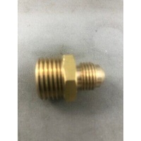 CARAVAN LPG NATURAL GAS ADAPTER 1/2" BSP TAPERED TO 5/16" SAE MALE UNION