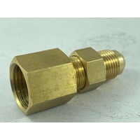 ,BBQ CARAVAN, RV, MOTORHOME SAE MALE x BSP FEMALE UNION 3/8" x 1/2"