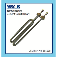 HOBART  DISHWASHER HEATING ELEMENT 3600W 195508 9850-IS