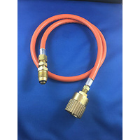 LPG Cylinder 9kg to Forklift Cylinder Filler Hose 3Mt POL TO 1 1/4" ACME