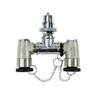 Dual Gas Bayonet Double Adapter Caravans, Motorhomes, Campers, Boats w