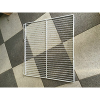 COMMERCIAL DISPLAY DOUBLE DOOR FRIDGE STEEL SHELVE455X695MM