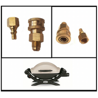 QUICK CONNECT LPG COUPLING EASY DISCONNECT GAS HOSE FROM Weber Q BBQs