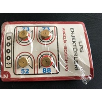LPG BEKO BOSCH GAS COOK TOP JET 4x NIPPLES 2 x 73, 1x52, 1x88 Gauges Size