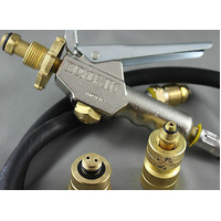 BRN NEW LPG Gas Bottle Filler Gun & Hose Kit with Primus and Companion Adapters