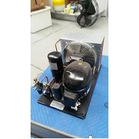 COMMERCIAL COMPLETE NEW CONDENSING UNIT EMBRACO 1/4hp R134a MED/HIGH UNE6170Z