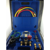 REFRIGERATION AIR CONDITIONER DIGITAL MANIFOLD GAUGE MEASURE 44 REFRIGERANTS
