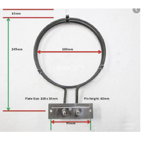 CHEF FAN OVEN ELEMENT EWOSLFMW EWOSLFMSS EWOSLFMBL EWOHSLFCXW EWOHSLFCXSS EWOHSL