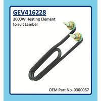 LAMBER DISHWASHER  HEATING ELEMENT 2000W GEV416228 0300067