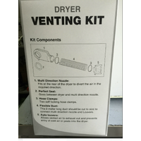 Electrolux DRYER VENT KiT thru wall ULX103 EDV505, EDV5051 EDV605, EDV6051