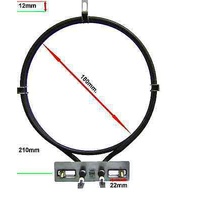 040148009907R FAN FORCED OVEN ELEMENT FE-07 SUITS SMEG BLANCO EURO OVENS 2500W