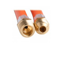 LPG NATURAL GAS HOSE 5mm PVC 3/8'' SAE MF x 3/8'' BSP M 600mm 1334/0600