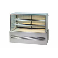 IGLOO CAKE DISPLAY DELI CHEESE MEAT FRIDGE SQUARE SHAPE GLASS 1.5M DANFOSS CM