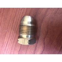 BBQ CATERING LPG 3705S6-3 BRASS POL PLUG ADAPTOR STOPS DUST PEST TO ENTER