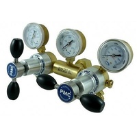 PMC High Pressure Nitrogen Gas Dual Regulator 1/4" 0-3000KPA RTS200NT2LN