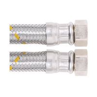 LPG NL S.S BRAIDED GAS HOSE 19mm 3/4'' BSP FC x 3/4'' BSP FC 19HSC0600 600mm