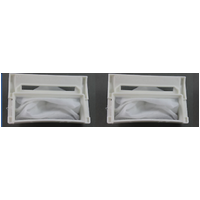 2x LG Washing Machine Lint Filter Bag WF-T556 WF-T655A WF-T656 WF-T755A WF-T855A