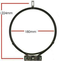 EUROMAID OVEN FAN ELEMENT EP12, ET12,ETP12, DW1 ES60, EW60 ,BS6, BS8,BW8