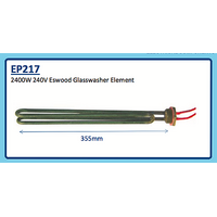 COMMERCIAL 2400W 240V ESWOOD GLASSWASHER ELEMENT EP217