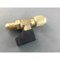 R410a Ball Valve Adapter 5/16" male - 5/16 Female Swivel Manifold Refrigeration