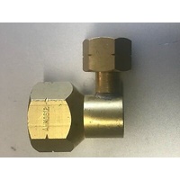 CARAVAN CAMPING adapter Companion 3/8" LH BSPF X90 Degree POL Female