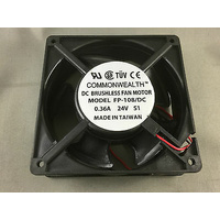 NONOISE F1238E24B FH 24VOLT DC COMPUTER INVERTER COOLING FAN 120X120 X38mm