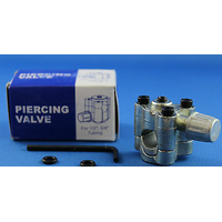 2 X SUPCO BULLET PIERCING VALVE 1/2" 5/8" COPPER PIPE TUPING BPV-21