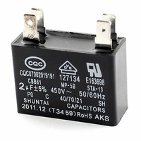 AIR CONDITIONER FAN MOTOR CAPACITOR 2uF 450Volt CBB61