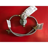 BRAND NEW LPG REGULATOR KIT TWIN STAGE 160MJ SUIT CARAVAN HOME USE ITALY MADE