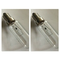 2 x ELECTROLUX FRIDGE LIGHT GLOBE BULB 40W ETE4200SC, ETE5200SC, ETM4407SC