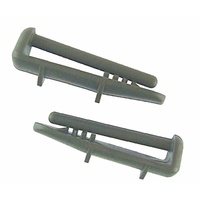 2X Blanco Dishwasher 880580400 Rail Cap Rear BFD4W, BFD5W, DWF45X, DWIN7, DSFN6