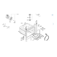 Genuine Bosch Oven Grill Heater Element HBA13B253A HBA13B253A/45 HBA13B253A/46 *