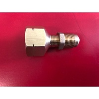 CARAVAN RV BBQ Female POL Adapter to Male 1/4" NPT & 1/4 BSP F x3/8 SAE M