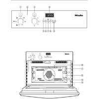 GENUINE MIELE OVEN TIMER CLOCK - P/N 04826477, H 137 MB