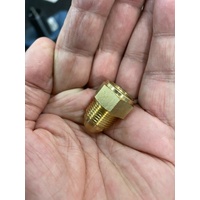 CARAVAN RV HOME BBQ LPG LPG BRASS UNION BSP male x SAE female 3/8” x 3/8”