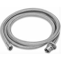 Premium Weber Q Baby Q 3m Long S/S Gas Hose Caravan Bayonet to 3/8 SAE