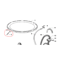 GENUINE FISHER & PAYKEL WASHING MACHINE BIAS CLIP AND SPRING 420197P 420122P