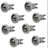 8X Dishlex Electrolux Simpson Dishwasher Upper Basket Wheel DX103SK DX203WK