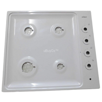 Genuine Chef Cooktop Pan White
