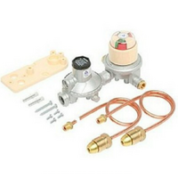Bromic Auto Change Over LPG Gas Regulator Kit 400MJ Dual Bottle Caravan / Home