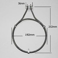 FISHER AND PAYKEL FAN FORCED OVEN ELEMENT 2500W FP447752 20.40474.000 B1541A1