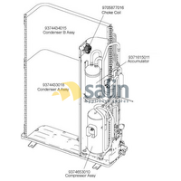 Genuine Fujitsu Air Conditioner ACCUMULATOR,Assembly Suits: Fujitsu AOT45RCD3L | Spare Part No: 9371615011