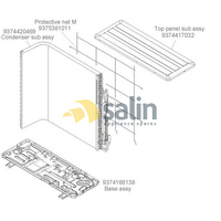 Genuine Fujitsu Air Conditioner BASE AS PTD Suits: Fujitsu AOTG24LATC | Spare Part No: 9374166138