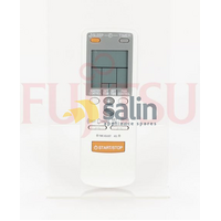 Genuine Fujitsu Air Conditioner REMOTE CONTROL AR-JW1 (Fits holder PN 9305642045) Suits: Fujitsu AST24RBA-W | Spare Part No: 9374322015