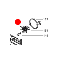 Tisira Oven Fan Motor TFCM629WE TFCM629XE